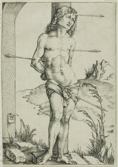 St. Sebastian bundet til søjlen af Albrecht Dürer