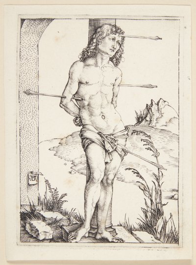 Sankt Sebastian ved kolonnen af Albrecht Dürer