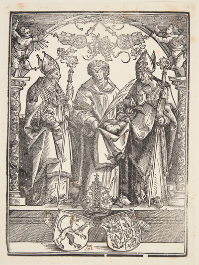 St. Stephen med to andre helgener af Albrecht Dürer