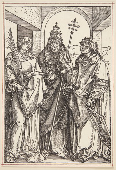 Sts. Lawrence, Sixtus og Stephen af Albrecht Dürer
