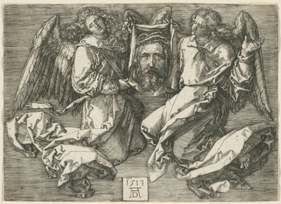 Sudarium vist af to engle af Albrecht Dürer