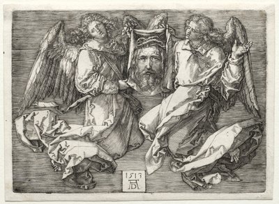 Sudarium vist af to engle. af Albrecht Dürer