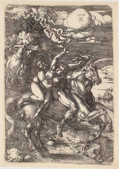 Bortførelsen af Proserpina af Albrecht Dürer