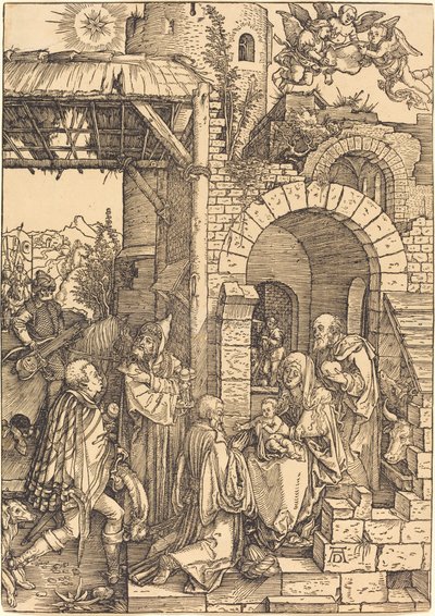 Magiernes tilbedelse af Albrecht Dürer