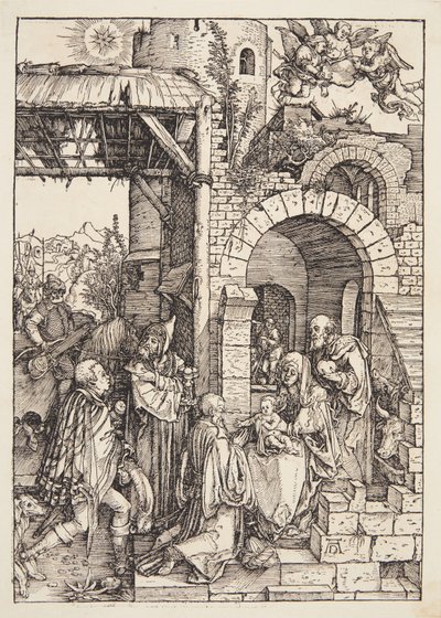 Magiernes tilbedelse af Albrecht Dürer