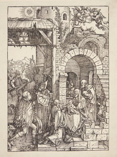 Magiernes tilbedelse af Albrecht Dürer