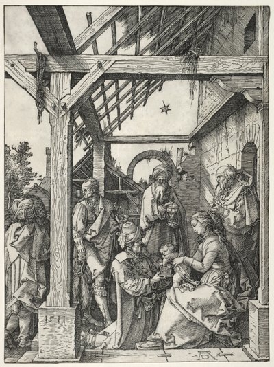 Magiernes tilbedelse af Albrecht Dürer