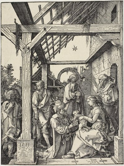 Magiernes tilbedelse af Albrecht Dürer