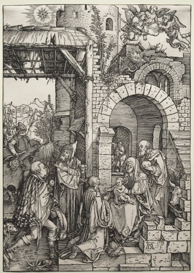 Magiernes tilbedelse af Albrecht Dürer