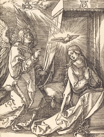 Bebudelsen, sandsynligvis ca. 15091510. af Albrecht Dürer