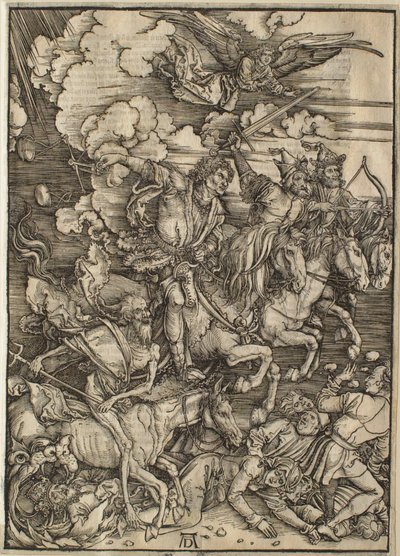 Apokalypsen: De fire ryttere af Albrecht Dürer