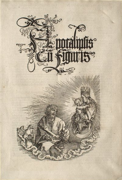 Apokalypsen: Jomfruen viser sig for Sankt Johannes af Albrecht Dürer
