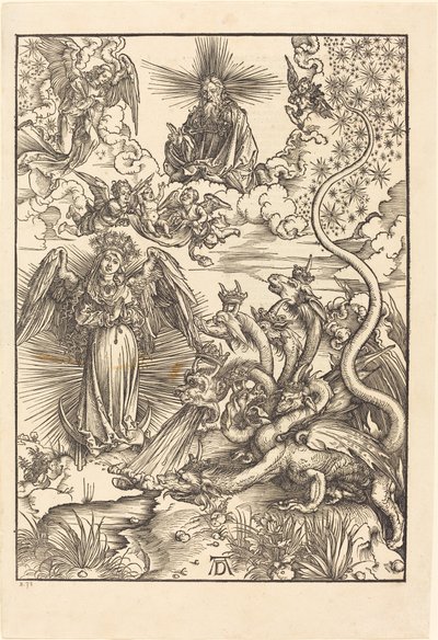 Den apokalyptiske kvinde af Albrecht Dürer