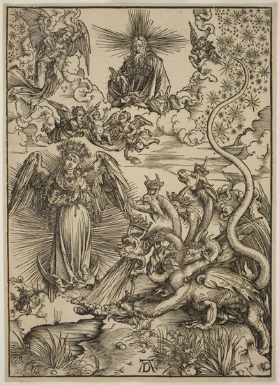 Den apokalyptiske kvinde af Albrecht Dürer