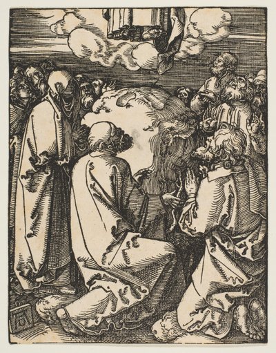 Himmelfarten, fra The Small Passion, ca. 1510. af Albrecht Dürer