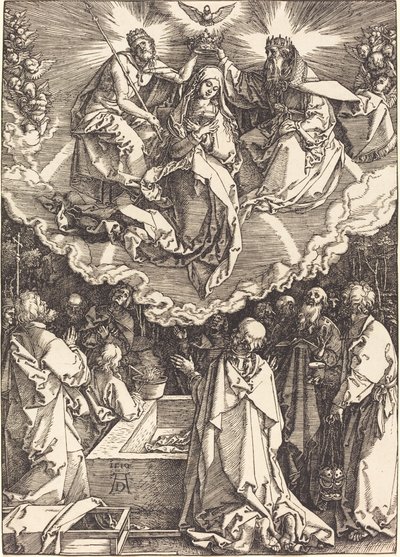 Jomfruens antagelse og kroning af Albrecht Dürer