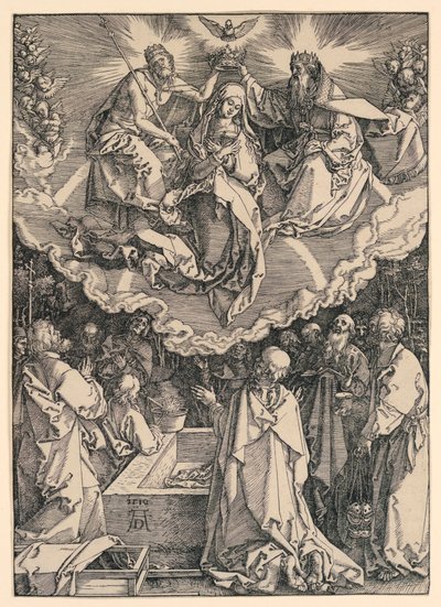 The Assumption of the Virgin, fra serien Life of the Virgin af Albrecht Dürer