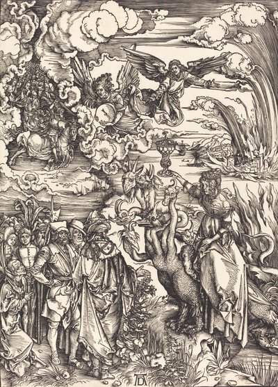 Den babylonske hore, sandsynligvis ca. 14961498. af Albrecht Dürer