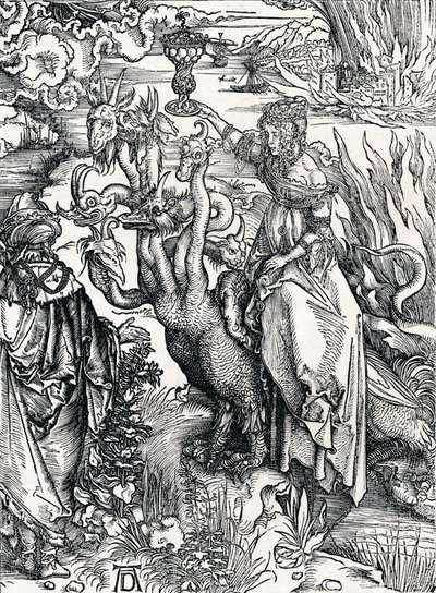 Den babylonske hore, 1498, 1906 af Albrecht Dürer