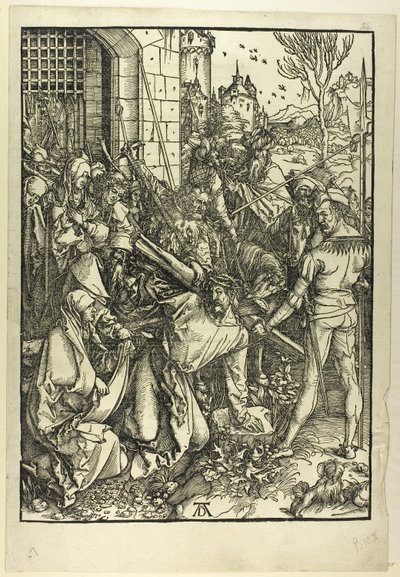 The Bearing of the Cross, fra The Large Passion af Albrecht Dürer