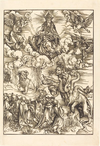 Udyret med to horn som et lam af Albrecht Dürer
