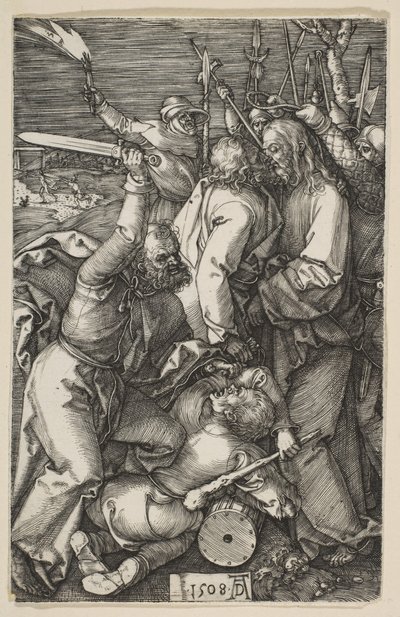 The Betrayal of Christ, fra The Passion, 1508. af Albrecht Dürer