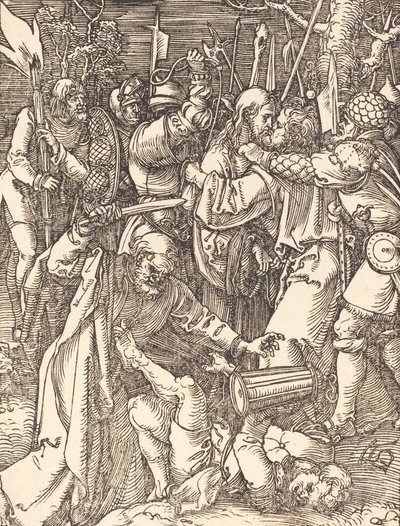 Kristi forræderi, sandsynligvis ca. 15091510. af Albrecht Dürer