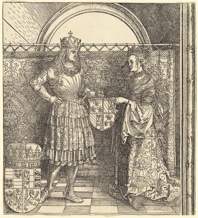 Maximilians forlovelse med Maria af Bourgogne af Albrecht Dürer