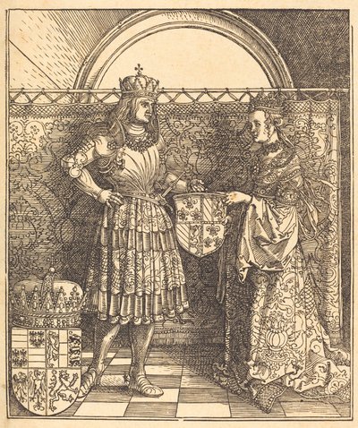 Trolovelsen af Maximilian med Maria af Bourgogne, 1515. af Albrecht Dürer