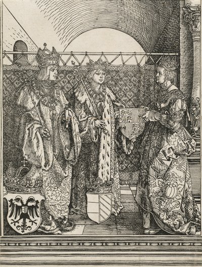 Trolovelsen af Filip den Skønne med Jeanne af Castilien, 1515. af Albrecht Dürer