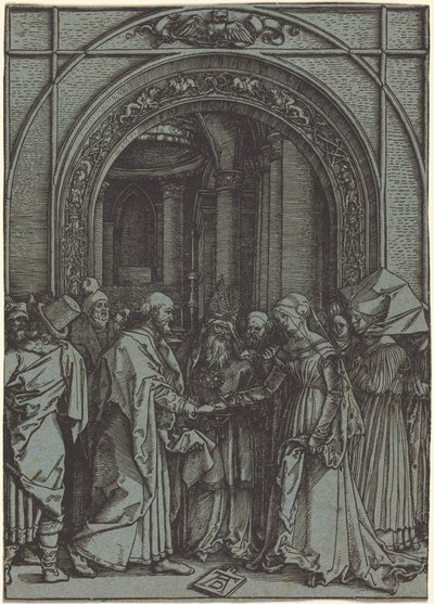 Jomfru Marias trolovelse af Albrecht Dürer