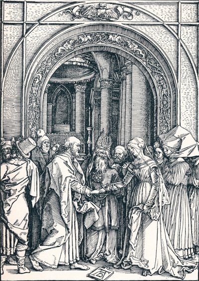 Jomfruens trolovelse, 1506 1906. af Albrecht Dürer