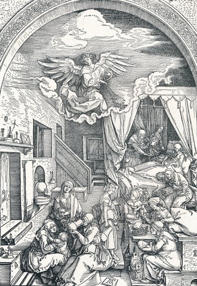 Jomfru Marias fødsel, c1503-1504, 1906 af Albrecht Dürer