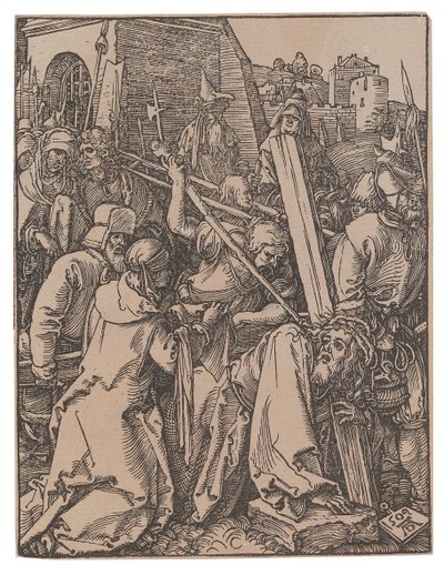 The Carrying of the Cross, fra serien The Small Passion, 1509. af Albrecht Dürer