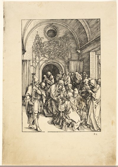 Kristi omskæring, fra Jomfruens liv af Albrecht Dürer