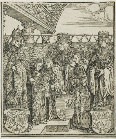 Kongressen og dobbelttrolovelsen i Wien, fra Maximilian I