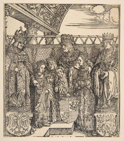 Prinsekongressen i Wien.n.d. af Albrecht Dürer
