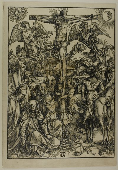 Korsfæstelsen, fra Den Store Passion af Albrecht Dürer
