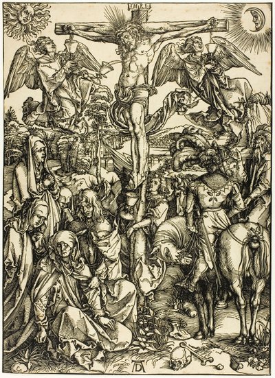 Korsfæstelsen, fra Den Store Passion af Albrecht Dürer