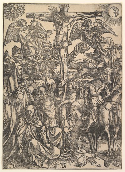 Korsfæstelsen, fra Den Store Passion, ca. 1498. af Albrecht Dürer