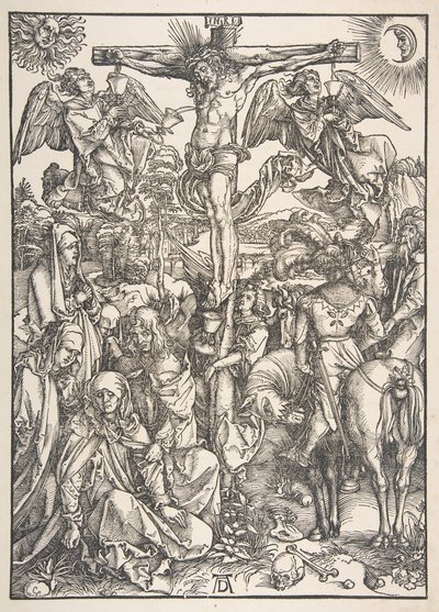 Korsfæstelsen, fra Den Store Passion.n.d. af Albrecht Dürer