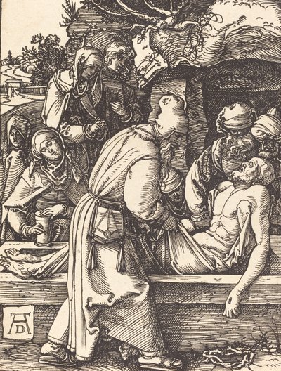 Deponeringen, sandsynligvis ca. 15091510. af Albrecht Dürer
