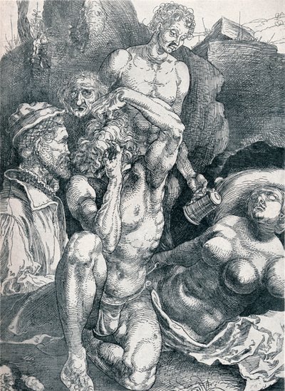 Den desperate mand, 1513-1517 1906 af Albrecht Dürer