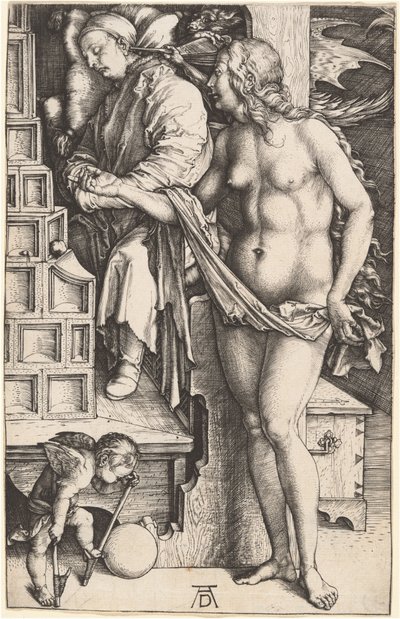 The Dream of the Doctor (Temptation of the Idler) af Albrecht Dürer