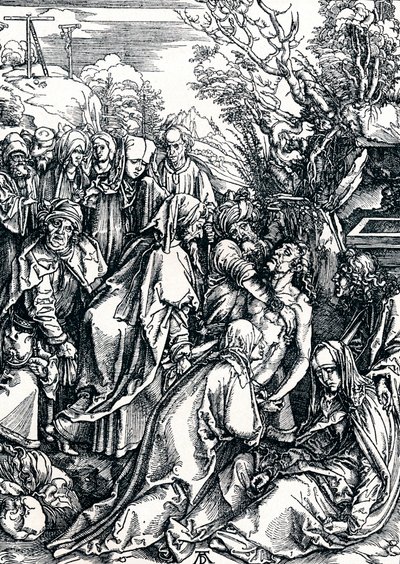 Begravelsen, 1498 1906 af Albrecht Dürer