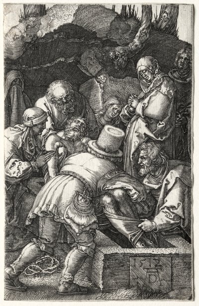 Begravelsen, 1512. af Albrecht Dürer