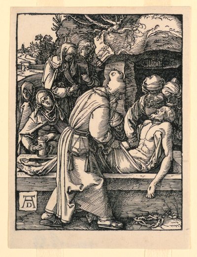 Gravmælet, fra The Little Passion Series af Albrecht Dürer