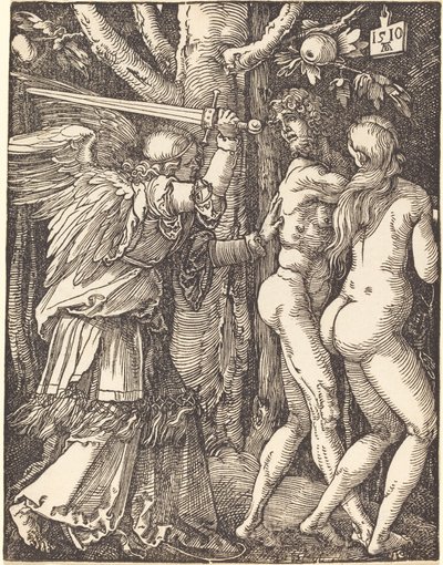 Uddrivelsen fra Paradis af Albrecht Dürer