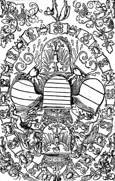 De fem kejserlige våbenskjolde, 1515 1906 af Albrecht Dürer