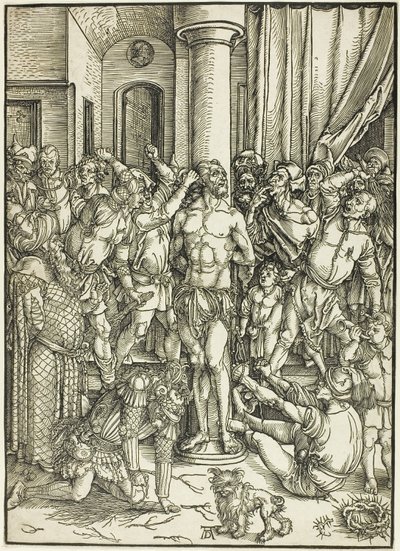 Flagelationen, fra Den Store Passion af Albrecht Dürer